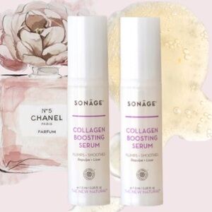 TWO (2) x Sonage Collagen Boosting Serum For Skin Plumping 15ml Total *NEW